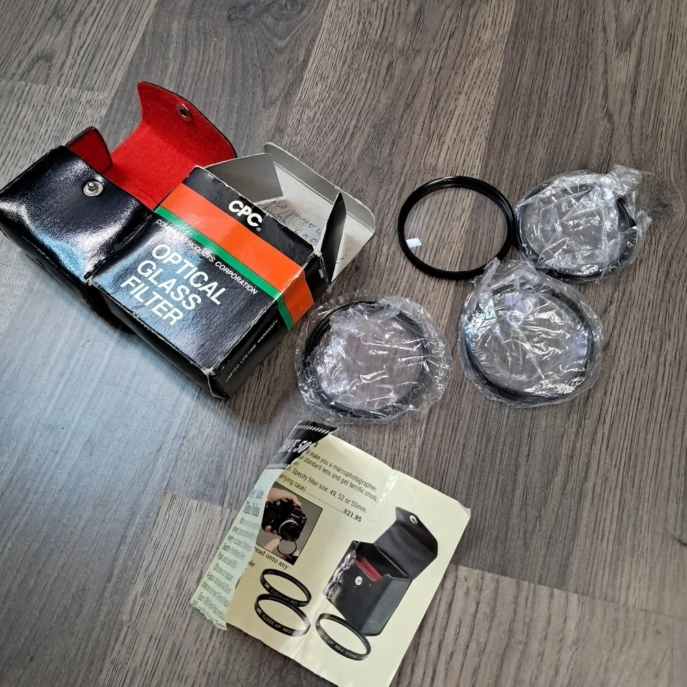 52mm CPC Close Up Set Optical Glass Filters Made in Japan 22272